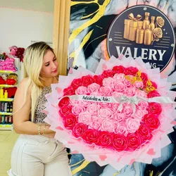 Ramo de rosas para una linda novia