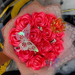 Ramo de rosas rosado