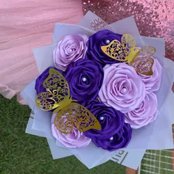 Rosas eternas moradas alternas 