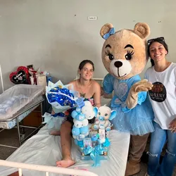 Sorpresa para una recién mamá que acaba de dar a luz