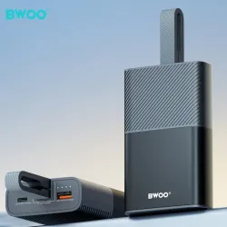 BWOO Power Bank 10000mAh BO‑P68 30W+22.5W con Cable Type‑C