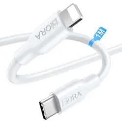 Cable CAB258 1HORA Tipo-C a Lightning, 3A, 1 Metro