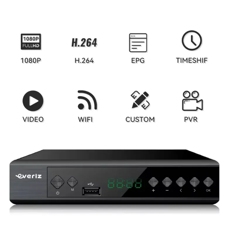 Cajita Digital EVERIZ 1080p Full HD – DTMB – CUBA