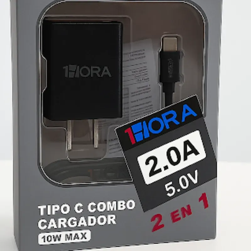 Combo Cargador TipoC 5V 2A – 1HORA – GAR080