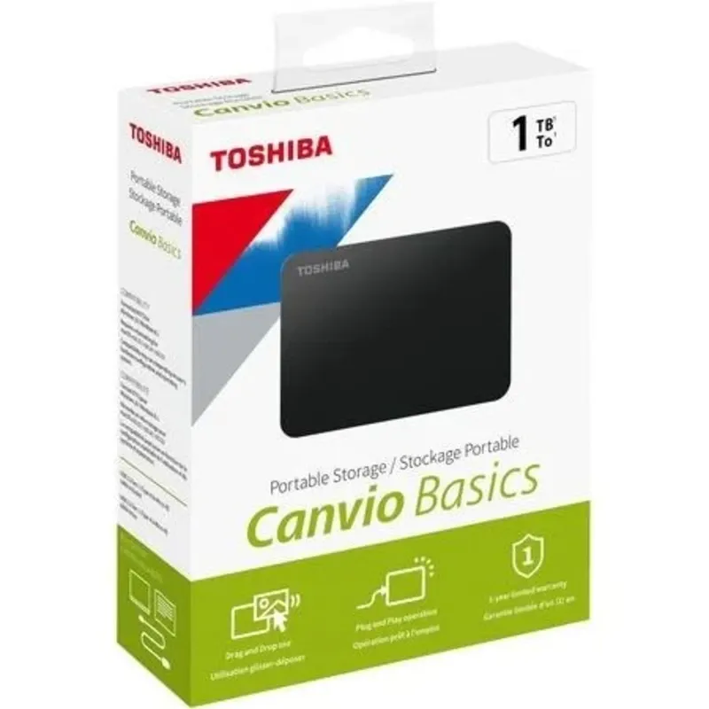 DISCO DURO EXTERNO Toshiba Canvio Basics 1TB