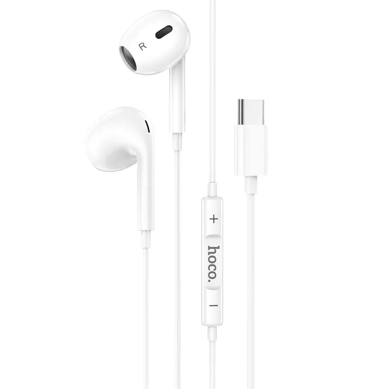 Hoco M101 Max Crystal Grace – Auriculares con cable Type-C y micrófono integrado