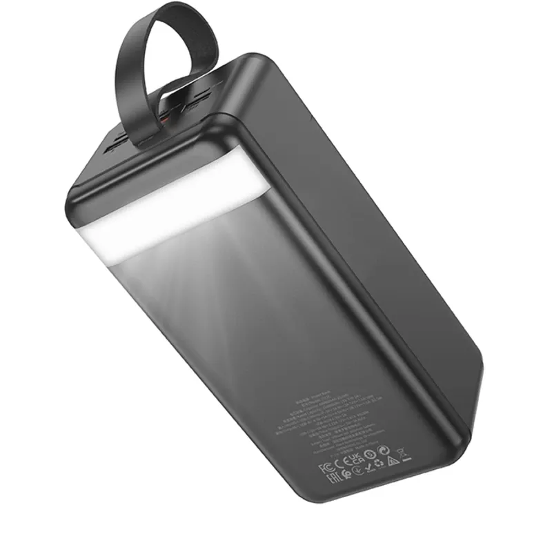 Hoco – Power Bank J123C 60000mAh 🔋 con Pantalla Digital | Carga Rápida 22.5W