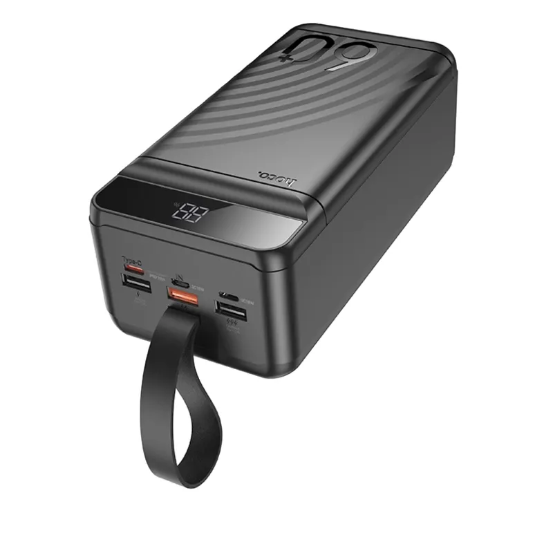 Hoco – Power Bank J123C 60000mAh 🔋 con Pantalla Digital | Carga Rápida 22.5W