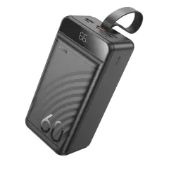 Hoco – Power Bank J123C 60000mAh 🔋 con Pantalla Digital | Carga Rápida 22.5W
