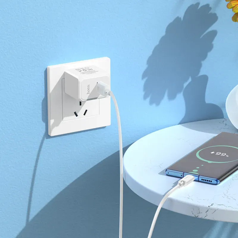 Hoco – Set de Cargador CS11 Ocean ⚡ USB-A 5V/2.1A + Cable Type-C