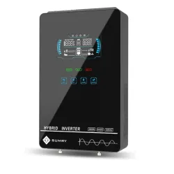 Inversor Solar Híbrido SUMRY 4000W 24V a 120V Onda Pura con MPPT 140A y Pantalla LCD Táctil