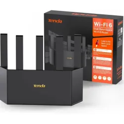 Router WiFi 6 Tenda RX2L Pro de doble banda con 4 puertos GE y WPA3