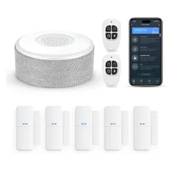 Sistema de Alarma WiFi Tolviviov 8 Piezas para Puertas y Ventanas