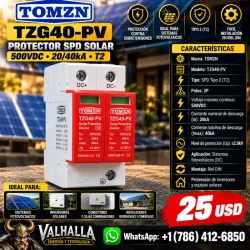 TOMZN TZG40-PV – Protector SPD Solar