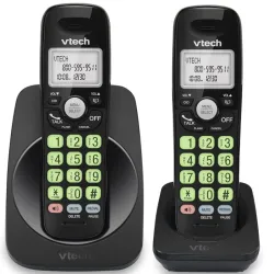 VTech VG131-21 – Teléfono inalámbrico DECT 6.0 con 2 auriculares