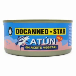 Atún en aceite vegetal, enlatado