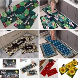 Set de 2 alfombras de cocina