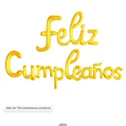 Cartel de Feliz cumpleaños 