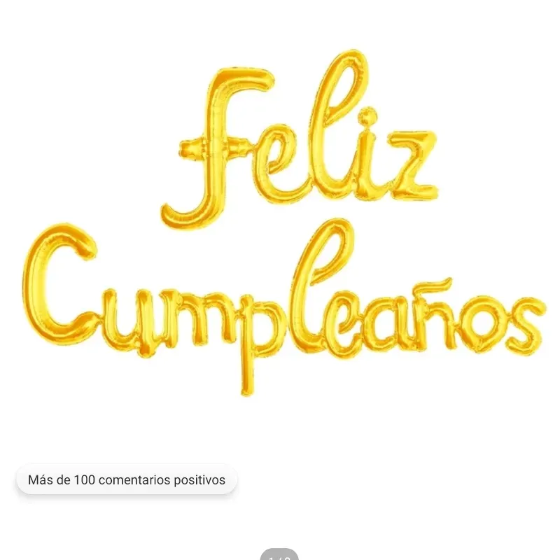 Cartel de Feliz cumpleaños 