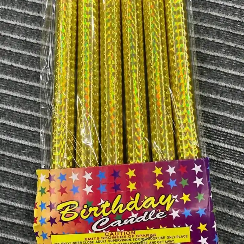 Velas volcánicas de cumpleaños 