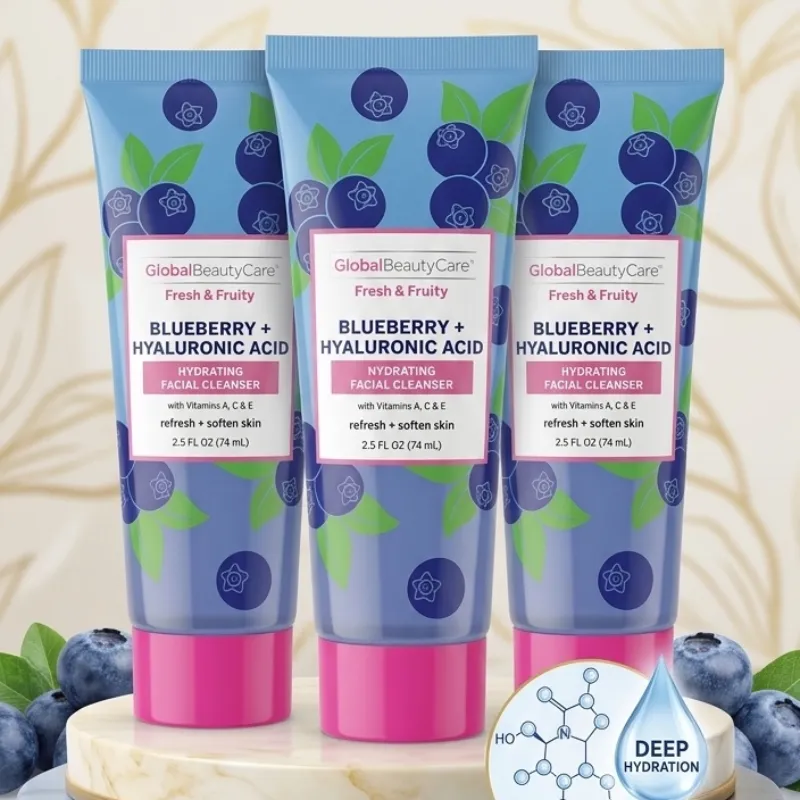 Global Beauty Care Blueberry + Hyaluronic Acid Hydrating Facial Cleanser