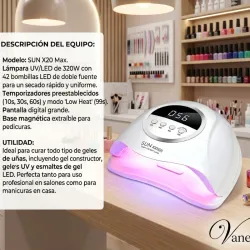 Lampara de gel 320w