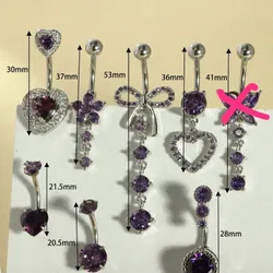 Piercings morados