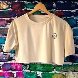 Top ancho beige