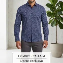 Camisa de hombre mangas largas