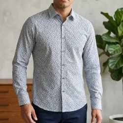 Camisa de hombre mangas largas