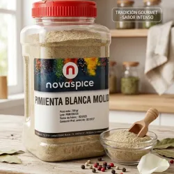 Pimienta blanca molida