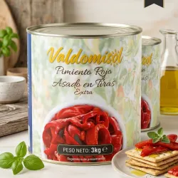 Pimiento rojo asado en tiras