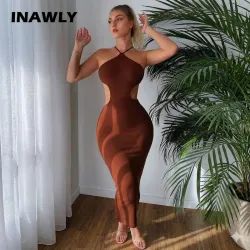 Vestido largo de mujer