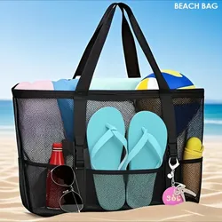 Bolso de maya con varios bolsillos 