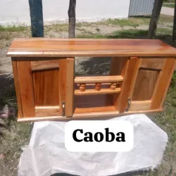 Estante de Caoba