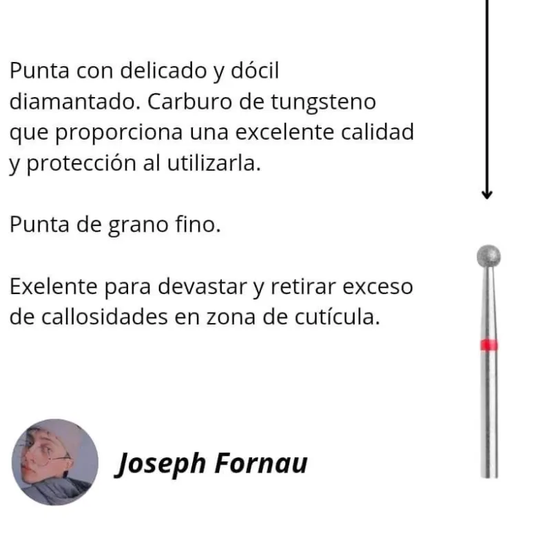 Fresa  para manicura rusa