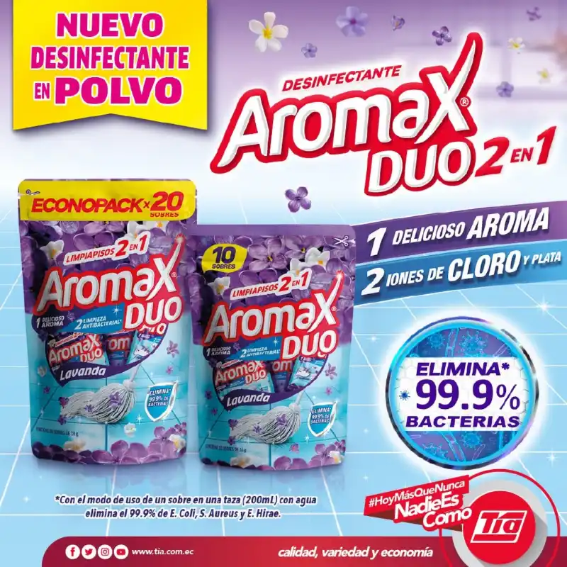 Limpiador y aromatizante en polvo 