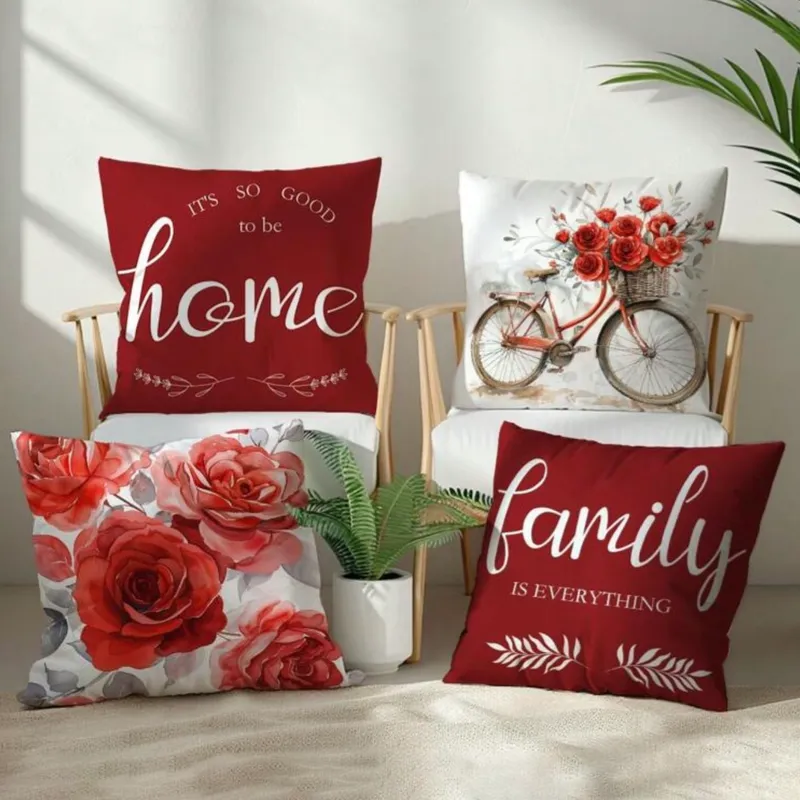Set de 4 forros para cojines 