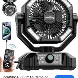 Ventilador recargable