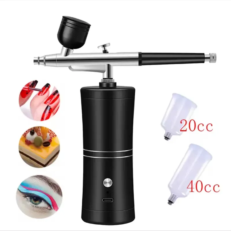 Aerógrafo Inalámbrico Portátil – Uñas, Maquillaje, Repostería y Barbería