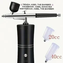 Aerógrafo profesional color negro 