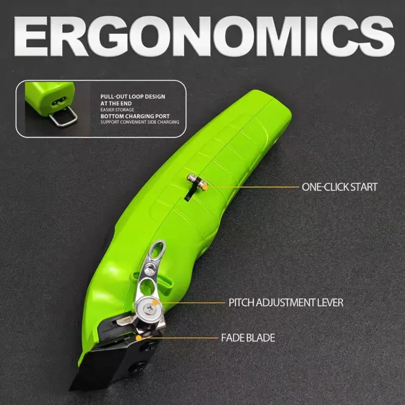 BRDCLIP FA1C – Recortadora Profesional con Base de Carga