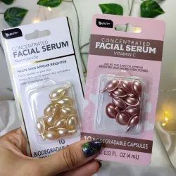 Cápsulas de vitamina C y niacinamida