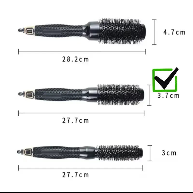 Cepillo Térmico Redondo N°25 – Control y Volumen con Estilo Profesional