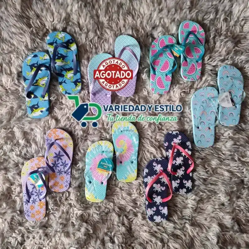 Chancletas de niña