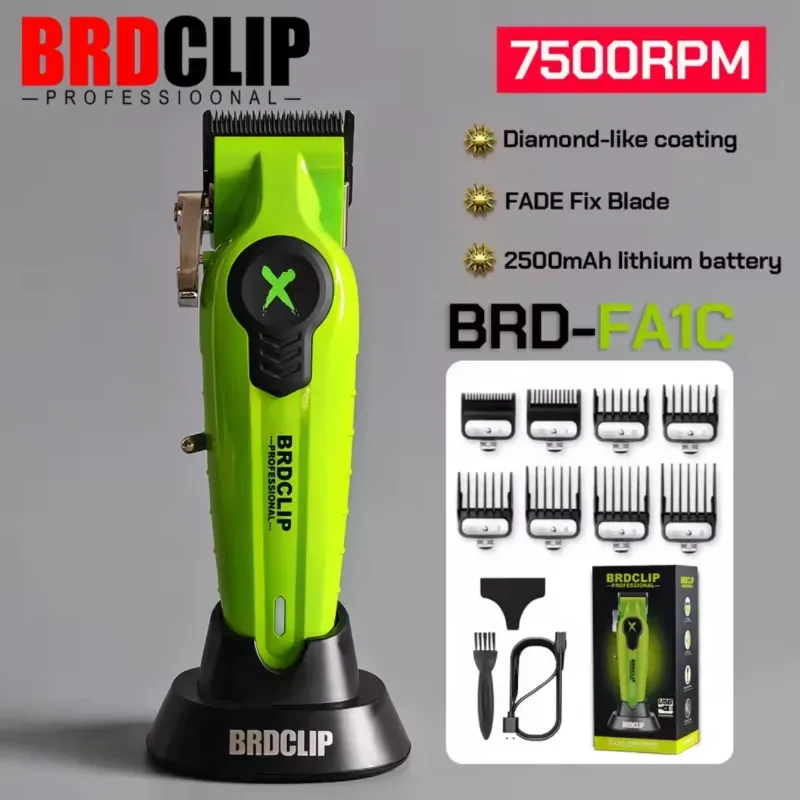 BRDCLIP FA1C – Recortadora Profesional con Base de Carga