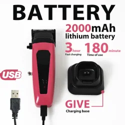 CLIPPER BS-106 color negro y rosados