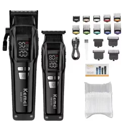 Combo de clipper y trimmer Kemei 