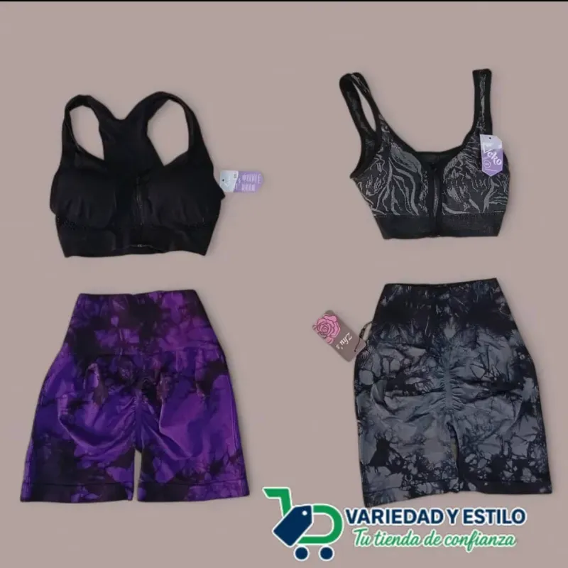 Conjunto de licra y top