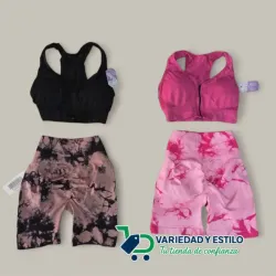 Conjunto de licra y top